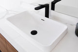 ADP Zeya Semi-Inset Basins - Gloss White