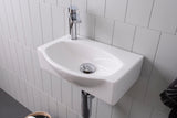 ADP Humphrey Semi-Recessed Wall Hung Basins - Gloss White
