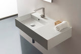 ADP Teorema 800 Wall Hung Basins - Right Offset - 1 Tap Hole