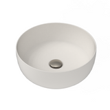 ADP Glam Round Matte Pearl Above Counter Basins - Matte Pearl