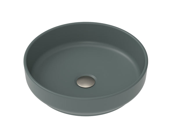 ADP Monroe Matte Forest Above Counter Basins - Matte Forest