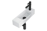 ADP Halo Wall Hung Basins - Gloss White Left Tap Hole