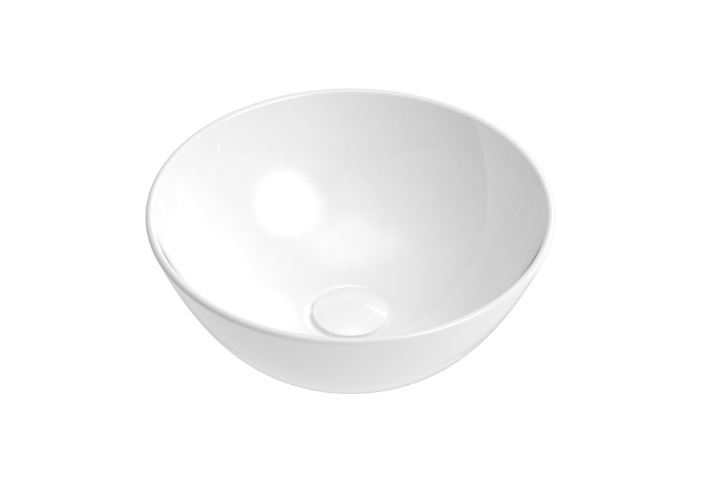 ADP Pluto Above Counter Basins - Gloss White