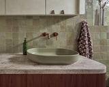 ADP Marilyn Matte Olive Above Counter Basins - Matte Olive