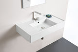 ADP Teorema 800 Wall Hung Basins - Right Offset - 1 Tap Hole