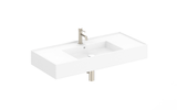 ADP Teorema 1000 Wall Hung Basins - Left Offset - 1 Tap Hole