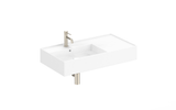 ADP Teorema 800 Wall Hung Basins - Right Offset - 1 Tap Hole