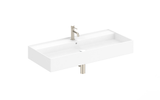 ADP Teorema 1000 Wall Hung Basins - Left Offset - 1 Tap Hole