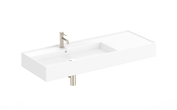 ADP Teorema 1200 Wall Hung Basins - Left Offset - 1 Tap Hole
