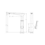 Aquaperla Kitchen Mixer - Matte Black