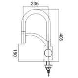Aquaperla Standard Kitchen Mixer - Chrome