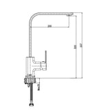 Aquaperla Swivel Kitchen Mixer - Chrome