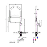 Aquaperla Kitchen Mixer - Brushed Brass