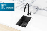 Meir Lavello Bar Sink - Single Bowl 382 x 272 - PVD Gunmetal Black