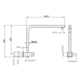 Aquaperla 10" Shower Station - Chrome - CH2140.SH.N+CH0002.SH+CH-S8.HHS