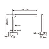 Aquaperla Shower Rail - Chrome - CH2140.SH.N