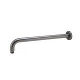 Aquaperla 400mm Wall Shower Arm - Gunmetal