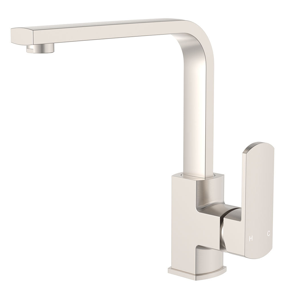 Fienza Koko Sink Mixer, Brushed Nickel