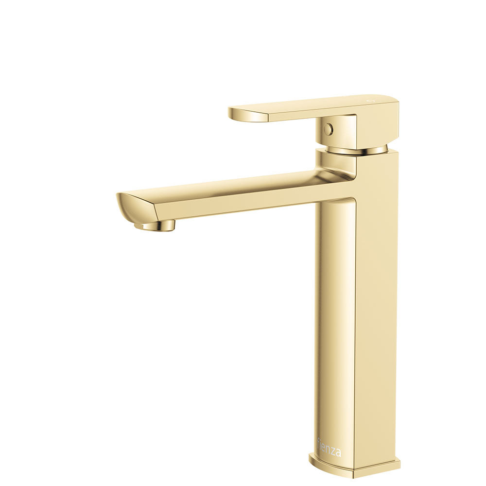 Fienza Koko Medium Basin Mixer - Urban Brass
