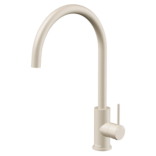 Fienza Kaya Ambience Sink Mixer, Gloss Warm White