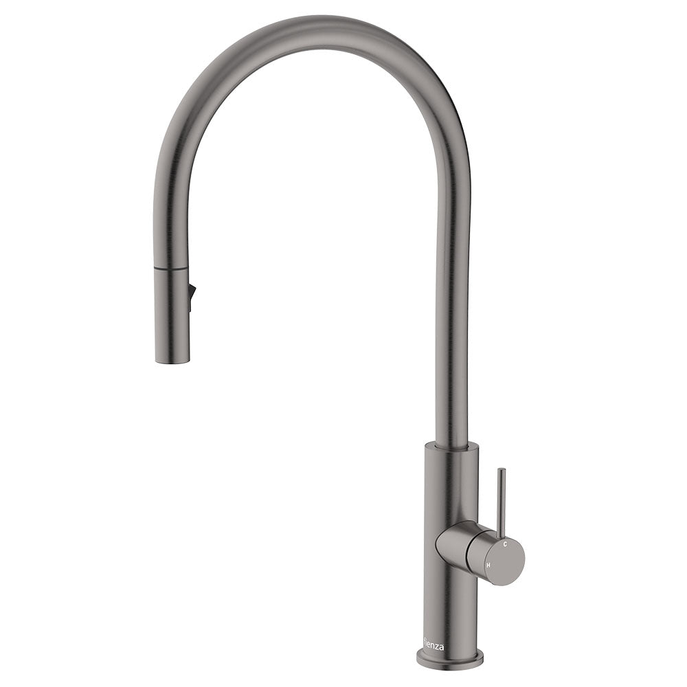 Fienza Kaya Pull-Out Sink Mixer, Gun Metal