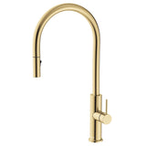 Fienza Kaya Pull-Out Sink Mixer, Urban Brass