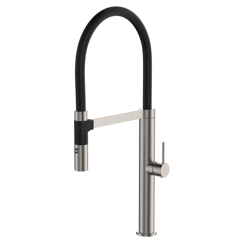 Fienza Kaya Pull Down Sink Mixer - Brushed Nickel
