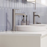 Fienza Kaya Medium Basin Mixer - Brushed Nickel