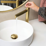 Fienza Sansa Tall Basin Mixer - Urban Brass - 229107UB-LF