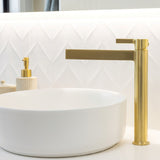 Fienza Sansa Tall Basin Mixer - Urban Brass - 229107UB-LF