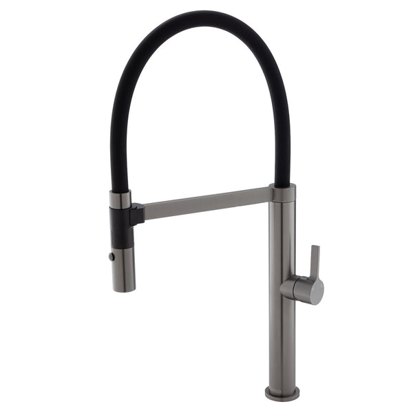 Fienza Sansa Pull Down Sink Mixer, Gun Metal