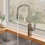 Fienza Tono Pull Out Sink Mixer - Brushed Nickel