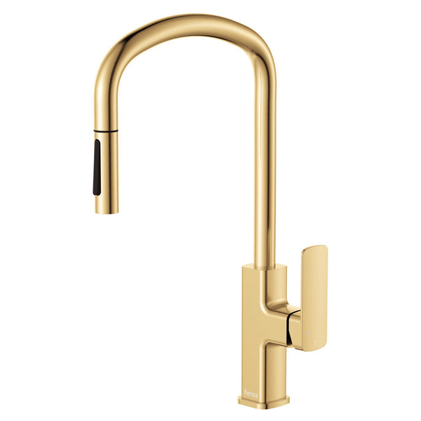 Fienza Tono Pull Out Sink Mixer, Urban Brass