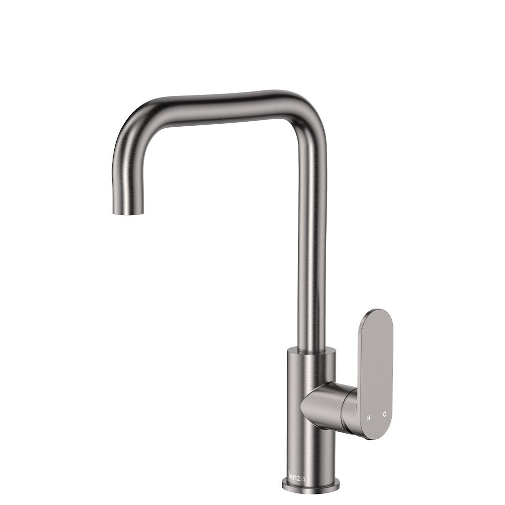 Fienza Empire Slim Sink Mixer - Gun Metal