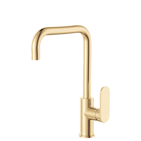 Fienza Empire Slim Sink Mixer, Urban Brass