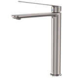 Fienza Empire Care Cold Start Tall Basin Mixer - Brushed Nickel
