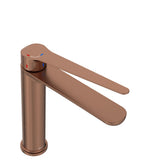 Fienza Empire Care Cold Start Medium Basin Mixer - Brushed Copper