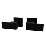 Aquaperla Wall Top Assembly Twin Tap Set - Black (OX0002.ST)