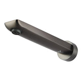 Aquaperla Rushy 180mm Bathtub/Basin Wall Spout - Brushed Gun Metal Grey