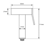 Aquaperla Brass Toilet Bidet - Chrome