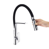 Aquaperla Pull Out Kitchen Mixer - Chrome