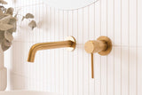 ADP Soul Groove Wall Mixer - Brushed Brass