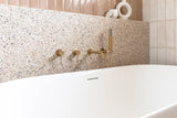 ADP Soul Groove Wall Mixer - Brushed Brass