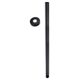 Aquaperla 600mm Ceiling Shower Arm - Black - OX0121.SA
