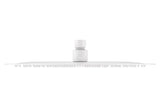 ADP Soul Rain Shower Rose 300mm Matte White