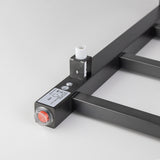 Aquaperla Heated Towel Rack 4 Bars - Brushed Gunmetal