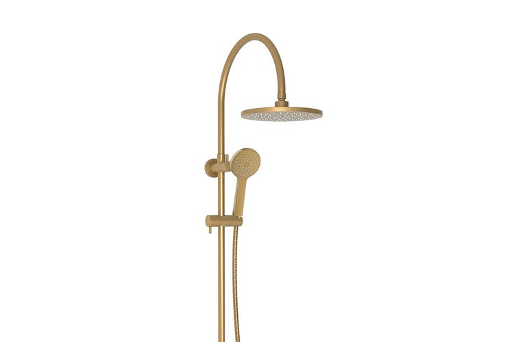 ADP Soul Classic Gooseneck Shower Set Brushed Brass