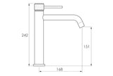 ADP Soul Basin Extended Mixer - Chrome
