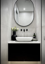 Meir Circular Wall Taps - Matte Black