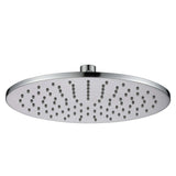 Modern National Brass Round Shower Head 250mm Brushed Chrome